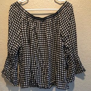 Across the shoulder shirt